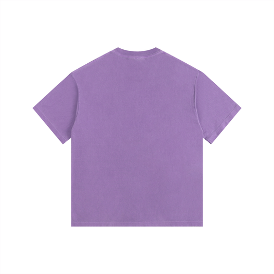 Purple Angels 👼 Vintage Washed Oversized Cotton T-Shirt