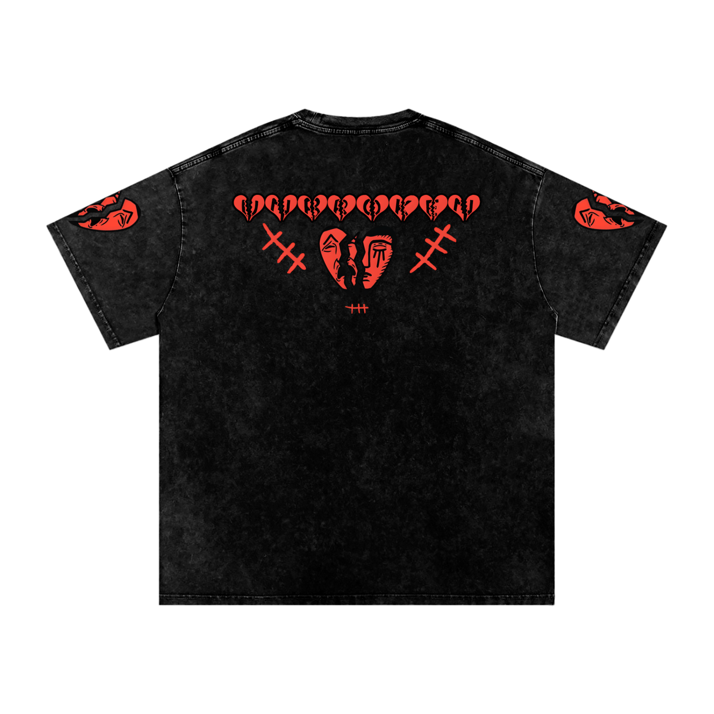 Unbroken Snow Washed Oversized Cotton T-Shirt