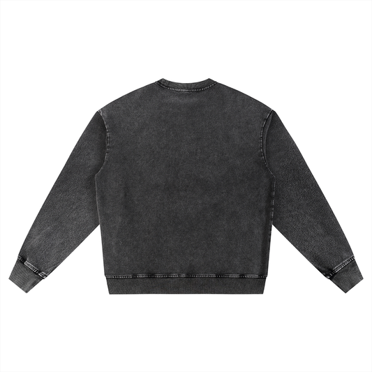 Angels 👼 Snow Wash Oversized Crewneck Sweatshirt