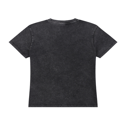 Women’s 🔥 💀 Vintage Wash Drop Shoulder T-shirt