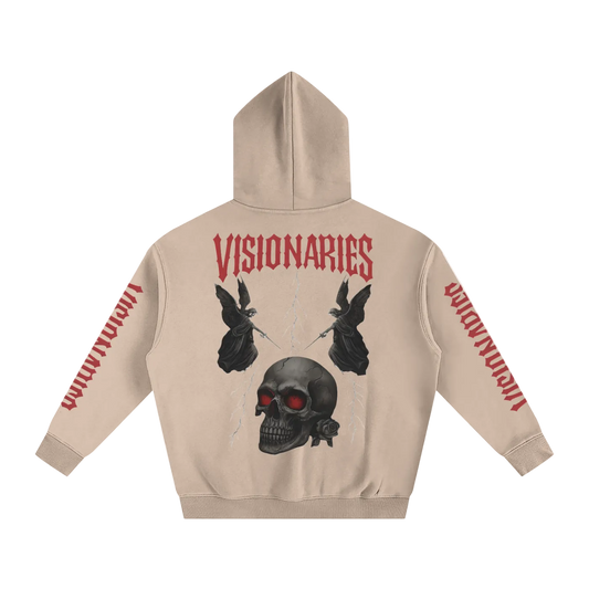 Skull π & Roses πΉ Oversize Fleeced Hoodie