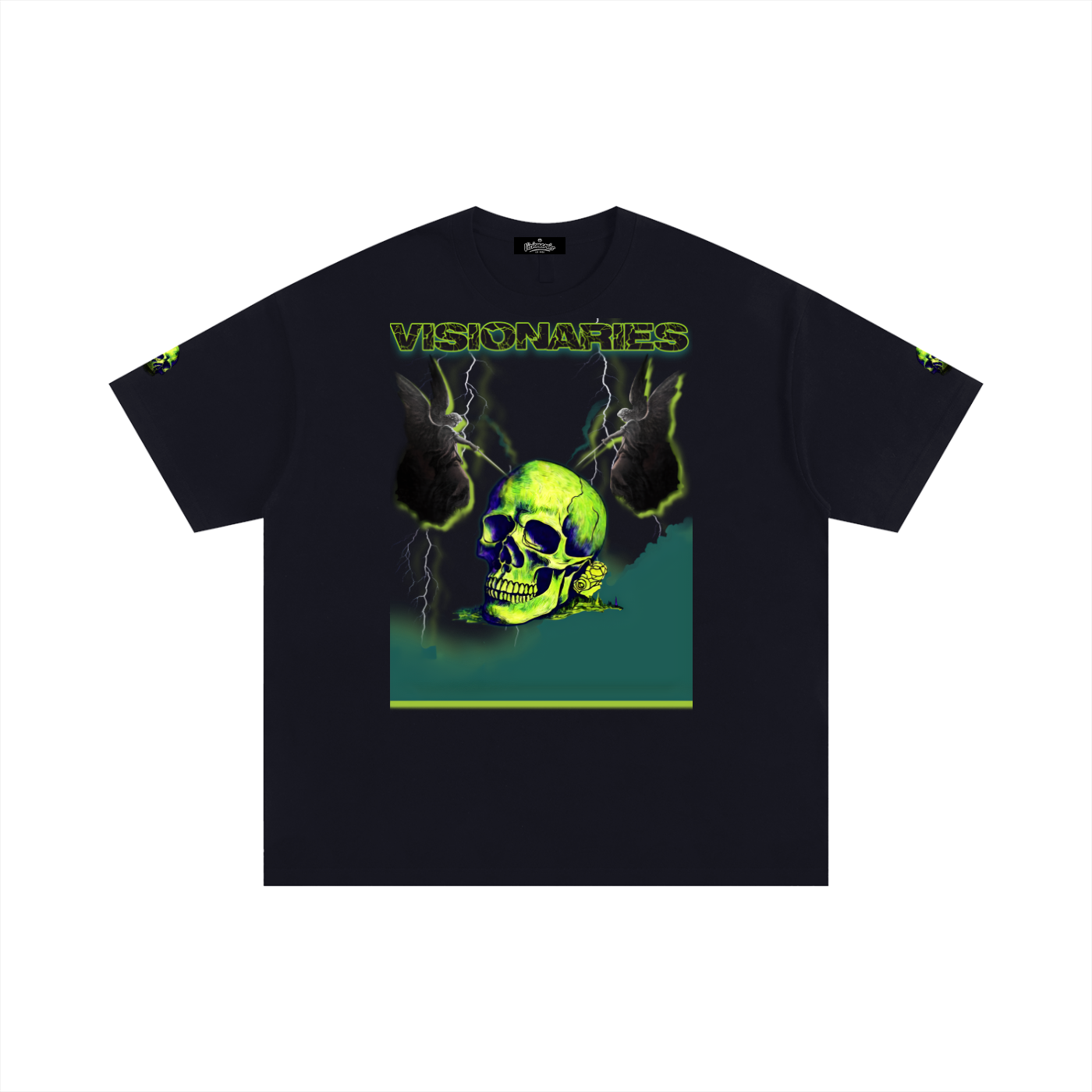 Slime Skull  Cotton T-Shirt