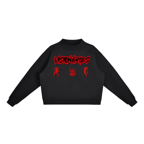 Women'sFleece Zombie 🧟‍♀️  Crew Sweatshirt