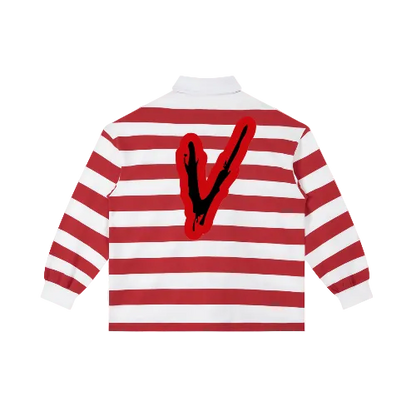 Men’s Jumbo V Stripe Polo Shirt