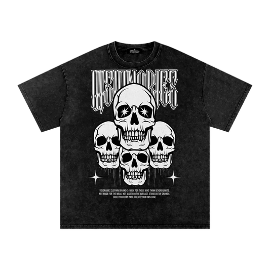 Visionaries Snow Washed Oversized Cotton T-Shirt
