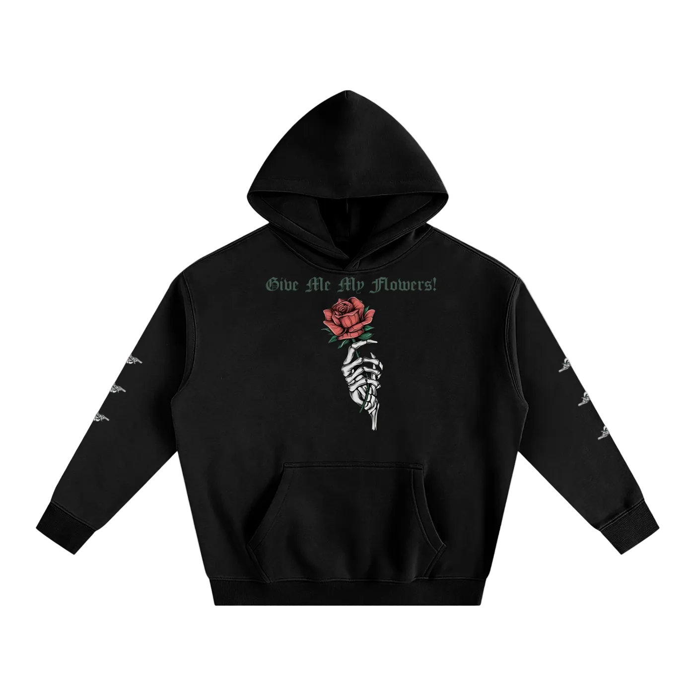 Give Me My Flowers 🌹 Fleece Hoodie