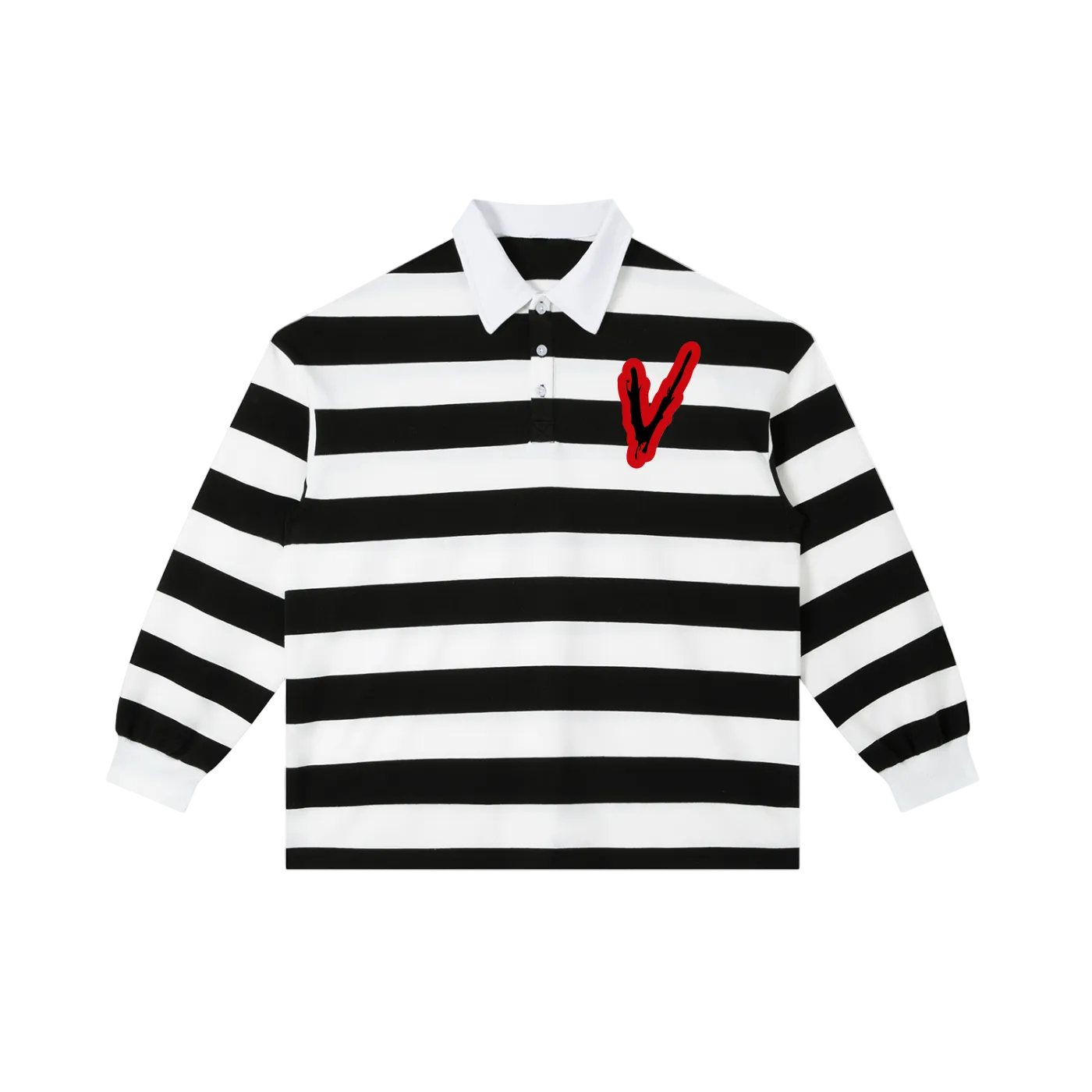 Men’s Jumbo V Stripe Polo Shirt