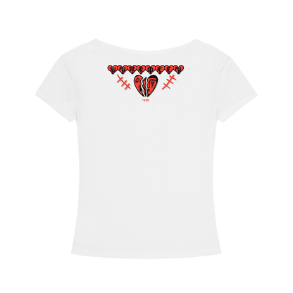 Women’s Unbroken 💔 Slim Fit V-Neck T-Shirt