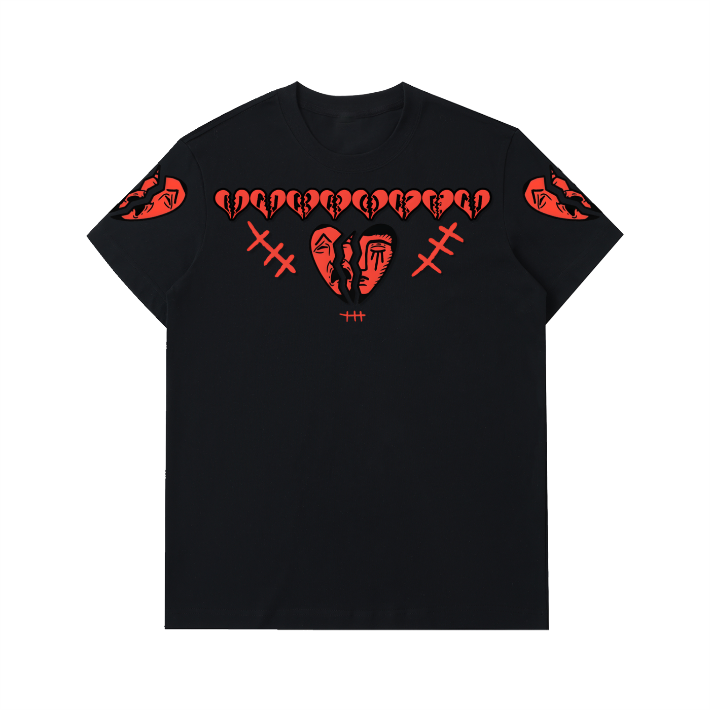 Broken Hearts 💔 Heavyweight Cotton T-Shirt
