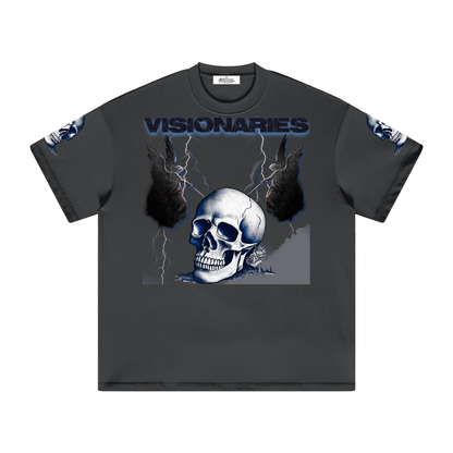Slime Skull Blue Label Jumbo Print T-Shirt