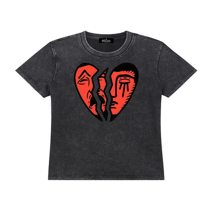 Women’s Unbroken 💔 Vintage Wash Drop Shoulder T-shirt