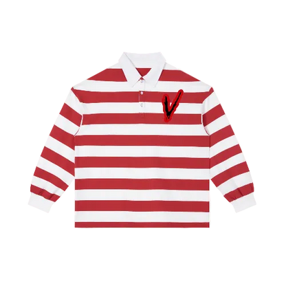 Men’s Jumbo V Stripe Polo Shirt