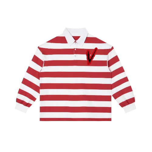 Men’s Jumbo V Stripe Polo Shirt