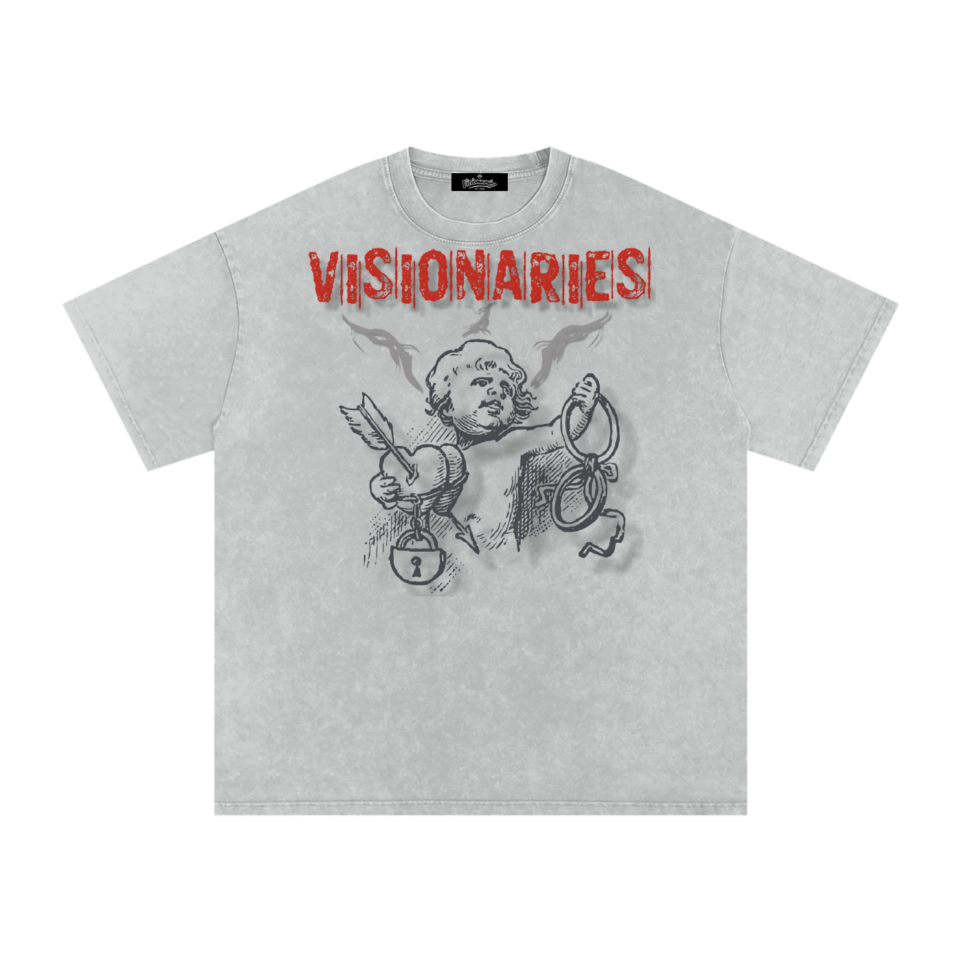 Angels 👼 Snow Washed Oversized Cotton T-Shirt