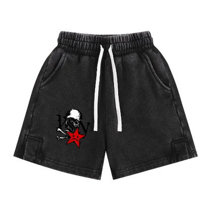 Kid's VSN Logo Snow Washed Shorts