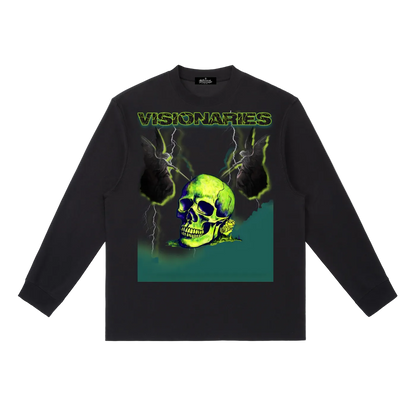 Slime 💚 Skull 💀 Long-Sleeve T-Shirt