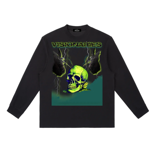 Slime 💚 Skull 💀 Long-Sleeve T-Shirt