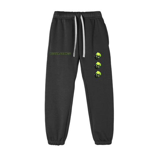 Slime 💚 Skull 💀 Fleece Sweatpants