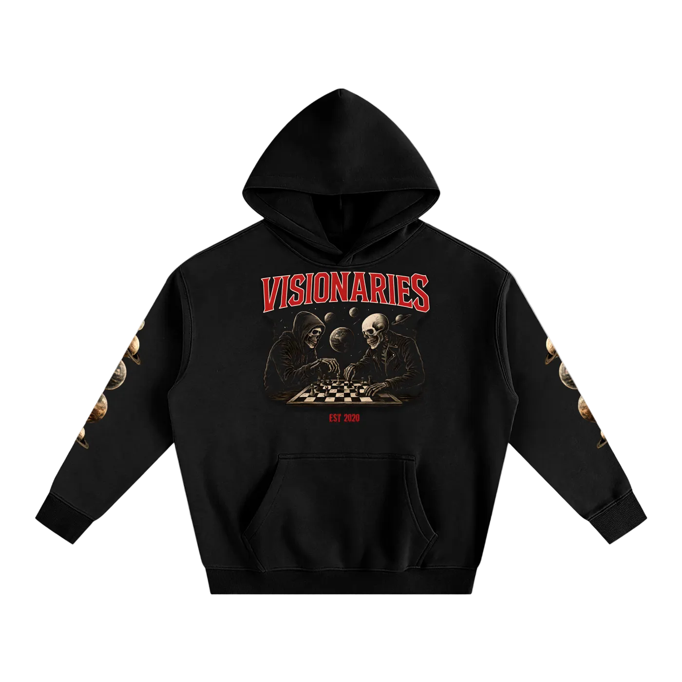 🚀 Out of this World 💀 Oversize Fleeced Hoodie
