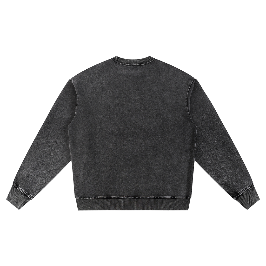 Angels 👼 Snow Wash Oversized Crewneck Sweatshirt