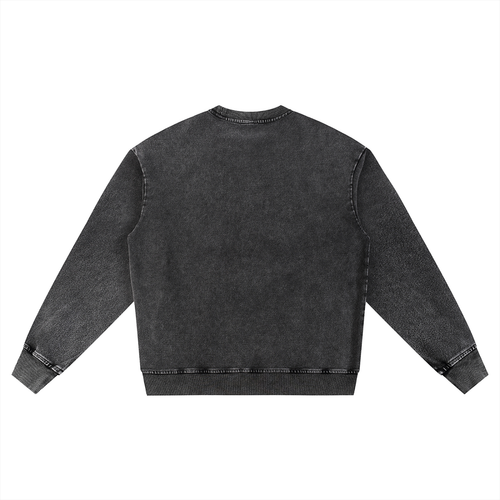 Angels 👼 Snow Wash Oversized Crewneck Sweatshirt