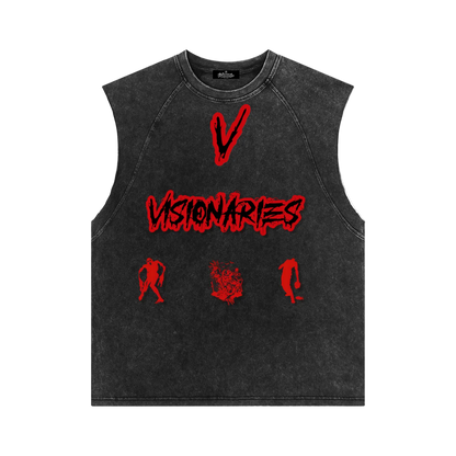 Zombie 🧟 V Snow Washed Tank Top