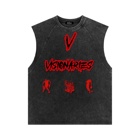 Zombie 🧟 V Snow Washed Tank Top