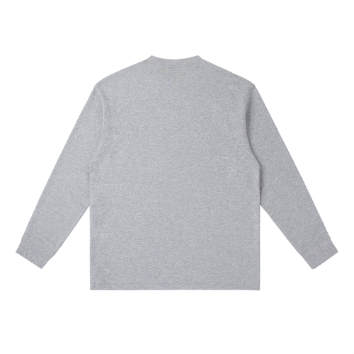 Angels 👼 Grey Crewneck Long-Sleeve T-Shirt