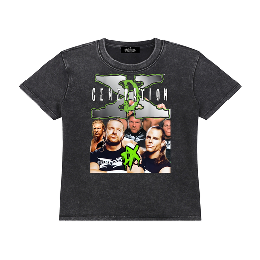 Women’s Generation X Vintage Wash Drop Shoulder T-shirt