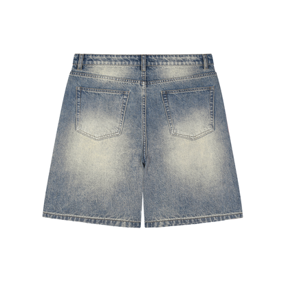 4peat Denim Shorts