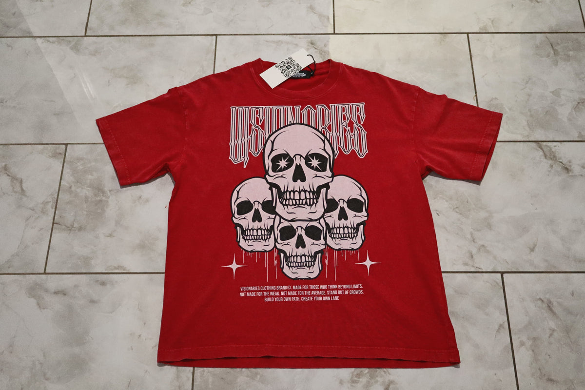 Visionaries 4peat Snow Washed Oversized Cotton T-Shirt