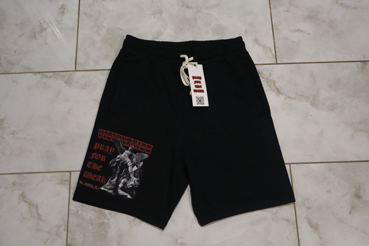 Pray for the Weak Cotton Shorts