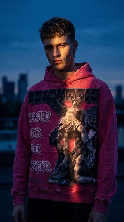 Pray For The Weak Jumbo Print Hoodie