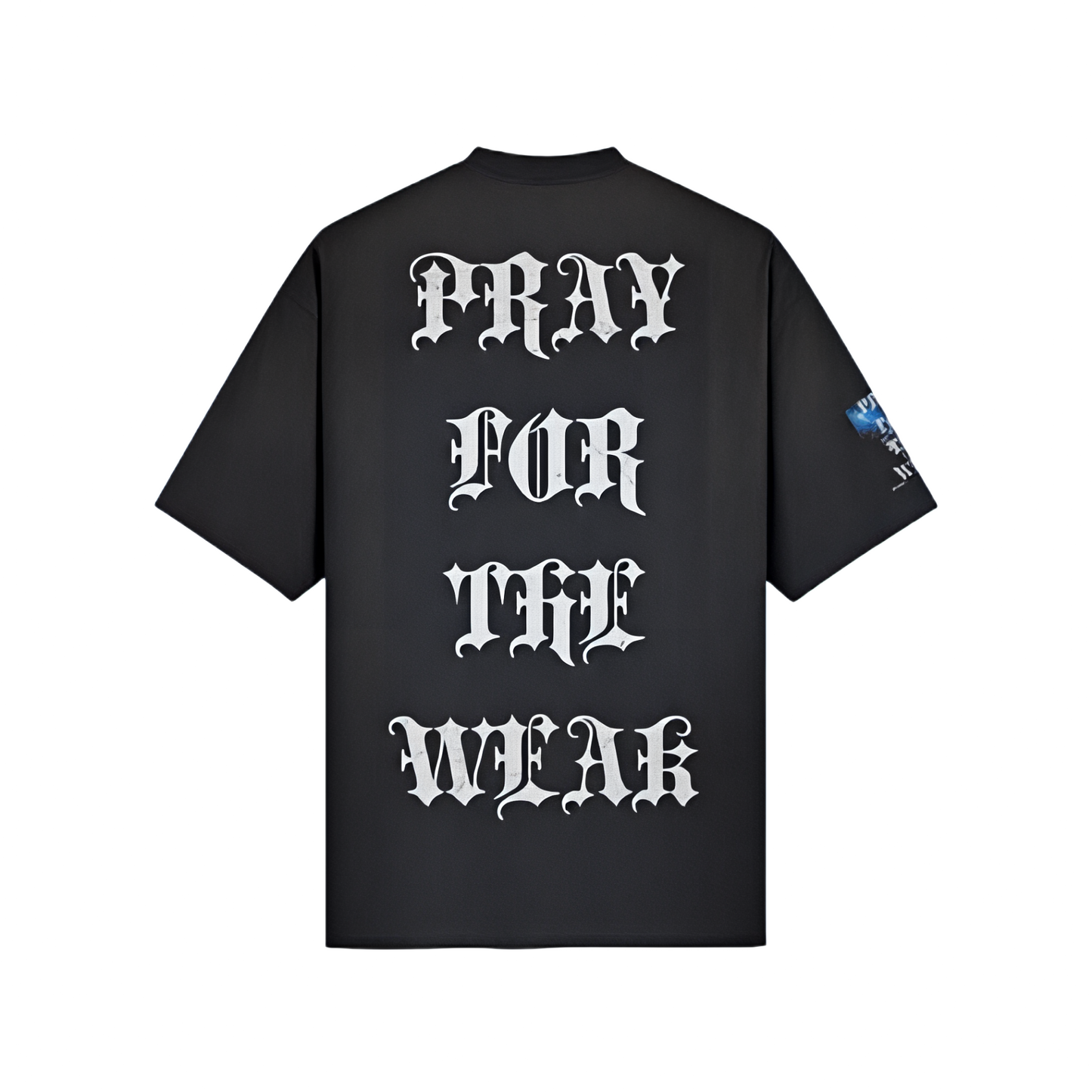 Pray For the Weak Jumbo Print Washed Tee