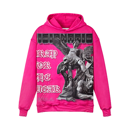 Pray For The Weak Jumbo Print Hoodie