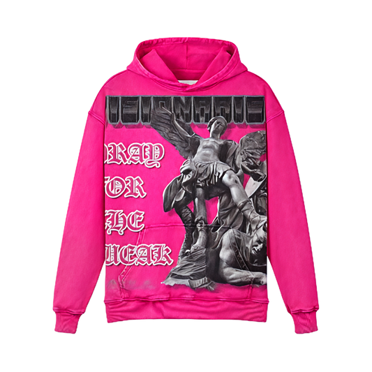 Pray For The Weak Jumbo Print Hoodie