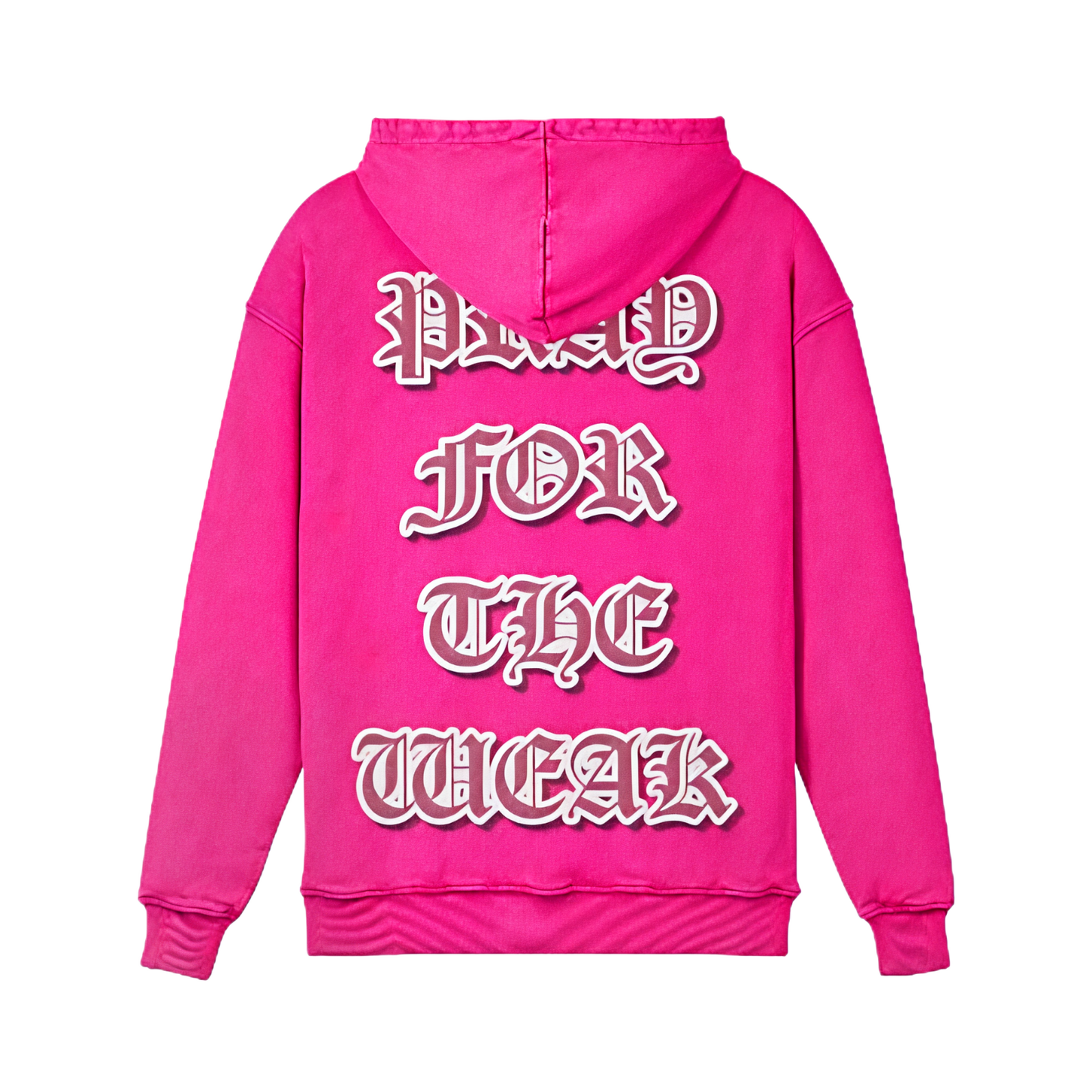 Pray For The Weak Jumbo Print Hoodie