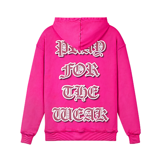 Pray For The Weak Jumbo Print Hoodie