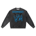 Angels 👼 Snow Wash Oversized Crewneck Sweatshirt