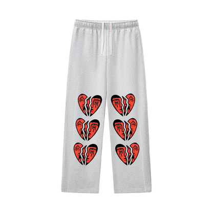 Unbroken 💔  Stitched Fleece Sweatpants