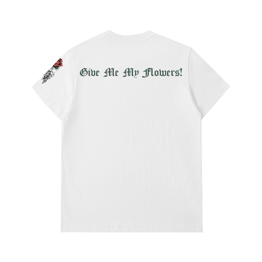 Give Me My Flowers 🌹 Heavyweight Cotton T-Shirt