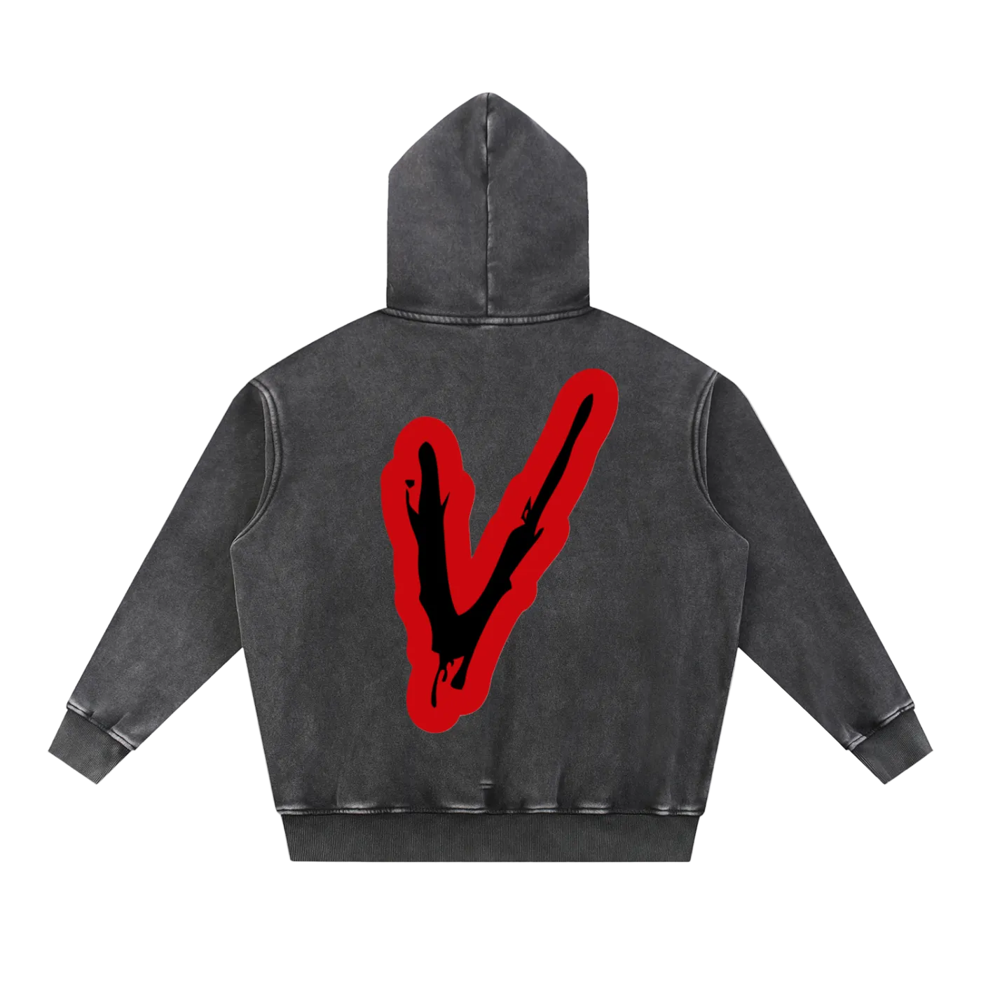Snow Wash Zombies 🧟 🧟‍♀️  Fleece Oversize Hoodie