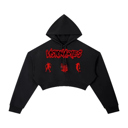 Women's Visionaries Zombie 🧟‍♀️  Cropped Hoodie