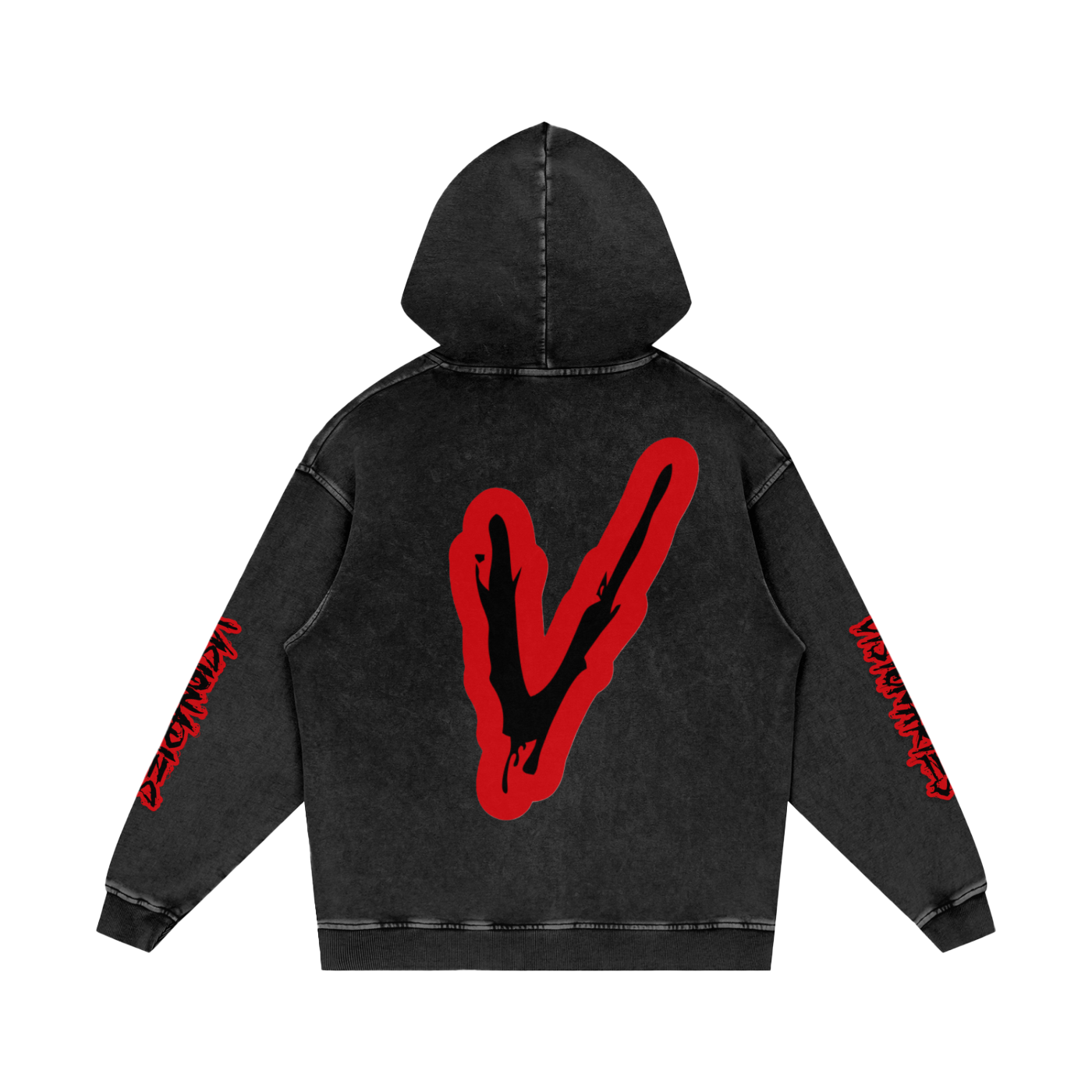 Zombies 🧟  🩸 Snow Washed Loose Cotton Hoodie