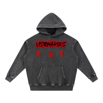 Snow Wash Zombies 🧟 🧟‍♀️  Fleece Oversize Hoodie