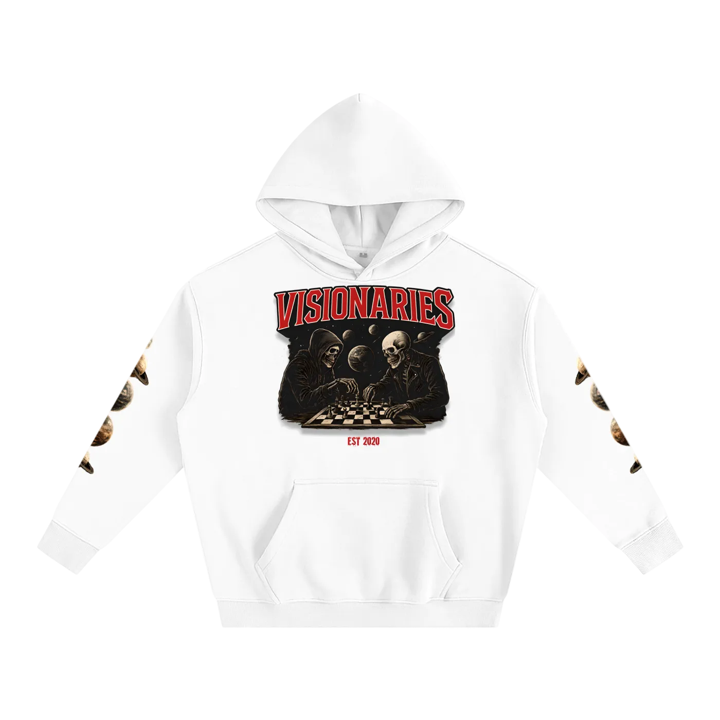 🚀 Out of this World 💀 Oversize Fleeced Hoodie
