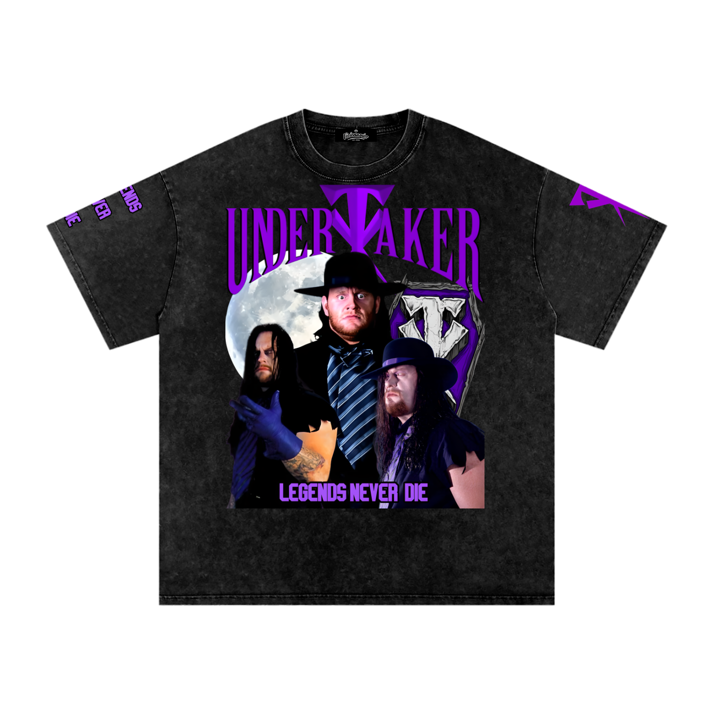 Dead Man 💜 Snow Washed Oversized Cotton T-Shirt