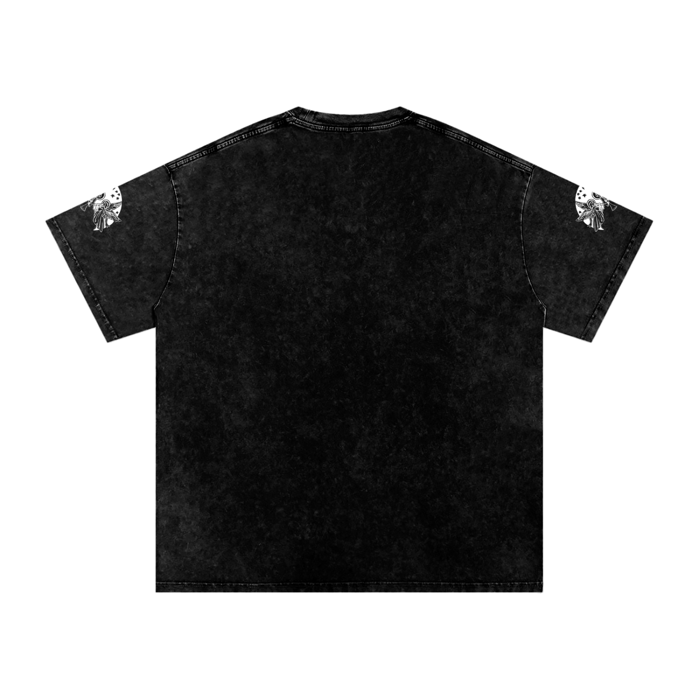 "Guard Your Vision" Snow Washed Oversized Cotton T-Shirt