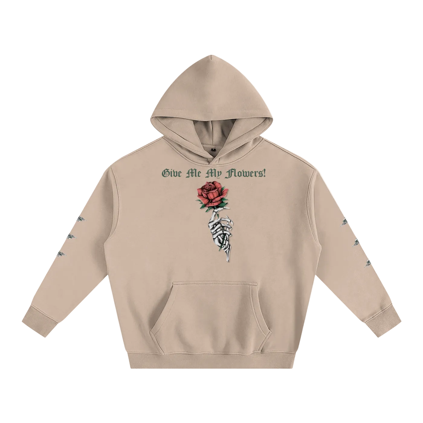 Give Me My Flowers 🌹 Fleece Hoodie