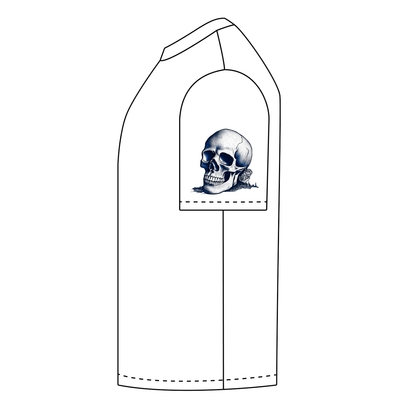 Slime Skull Blue Label Jumbo Print T-Shirt